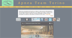 Desktop Screenshot of apneateamtorino.it